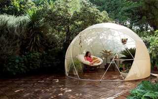 Разбираем нюансы строительства беседки из пластиковых труб