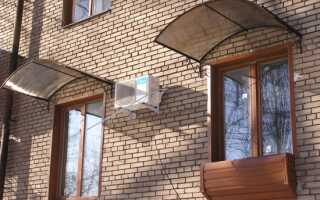 Практичный и привлекательный козырек над окном