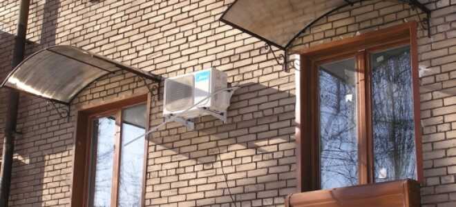 Практичный и привлекательный козырек над окном