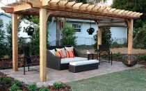 Пергола – назначение и применение в ландшафтном дизайне