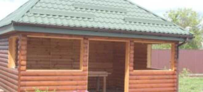 Беседки из блок-хауса: интересные идеи для вашей дачи
