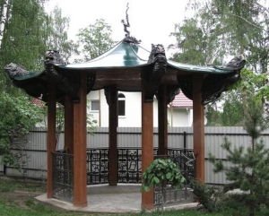 дизайн дачных беседок