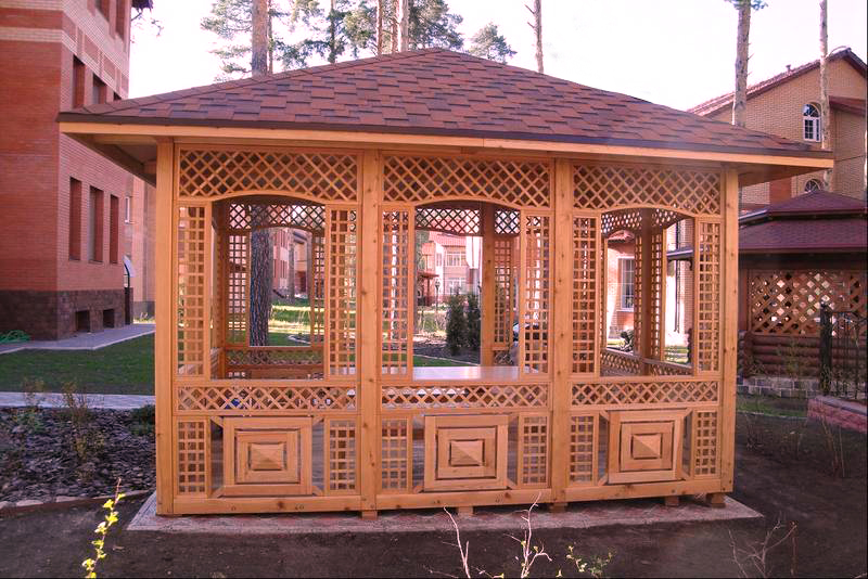 Беседка из лиственницы