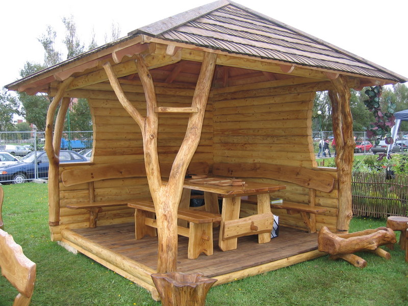 Беседка из сосны