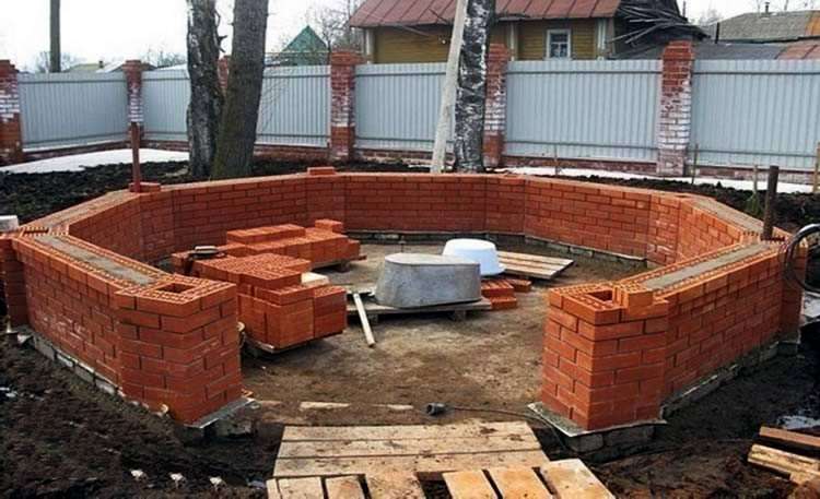 Что важно знать при строительстве кирпичной беседки