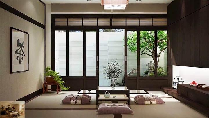 Гостиная в японском доме