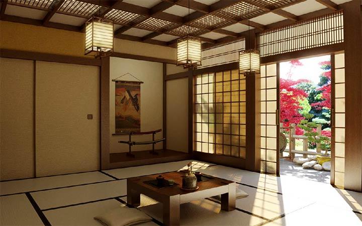 Гостиная в японском стиле