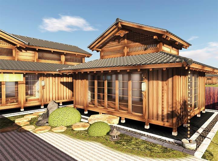 Каркасный домик на сваях