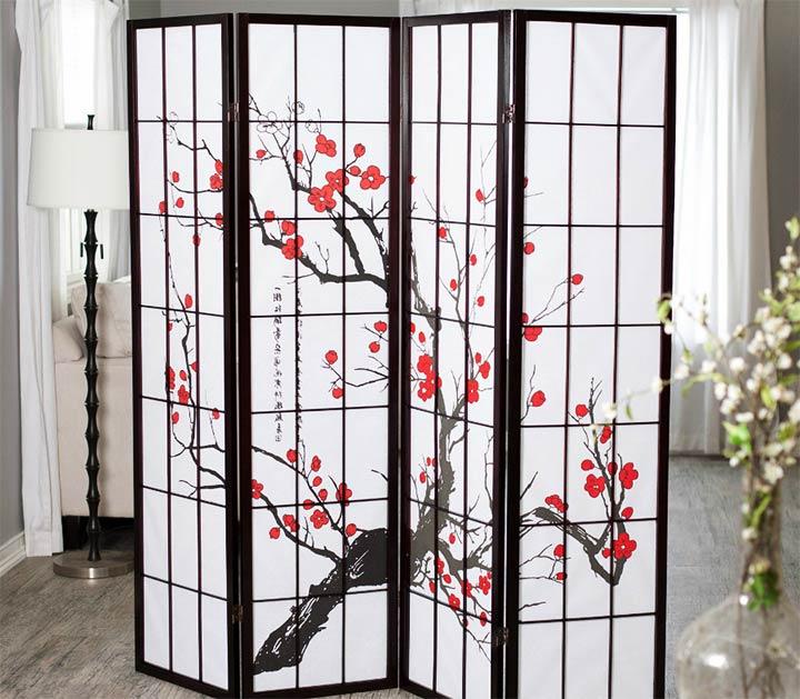 Ширма в японском стиле