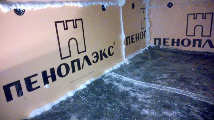 Утепление пеноплексом