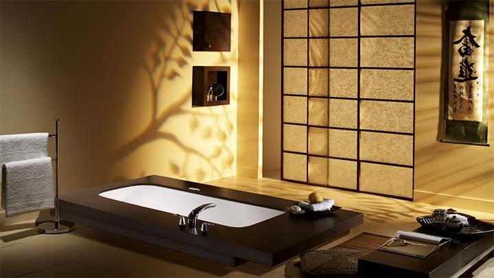 Ванная в японском стиле