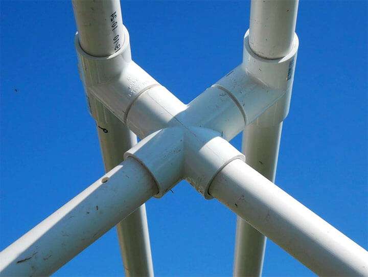 Верхняя обвязка каркаса беседки