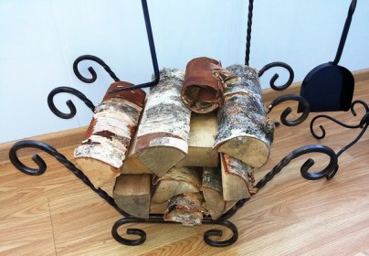 плетеная дровница