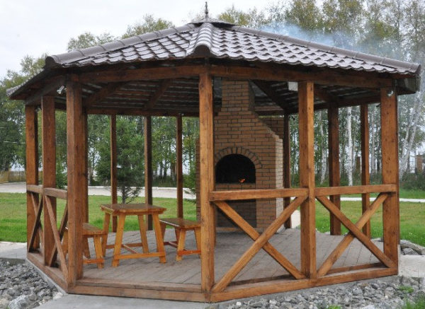 открытая беседка открытая беседка