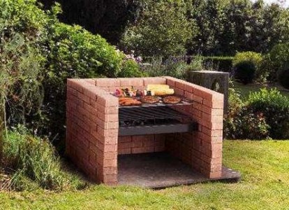 барбекю из кирпича