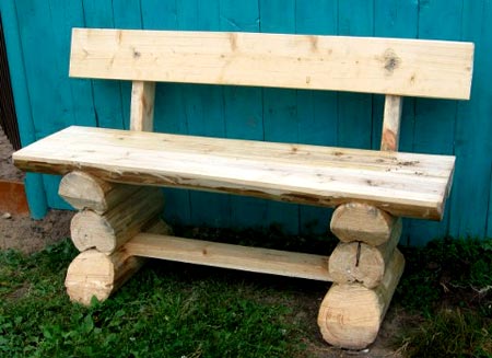 скамейка из бруса скамейка из бруса