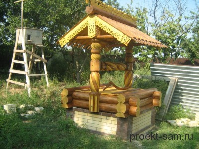 декоративный колодец
