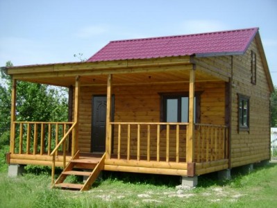 каркасный дачный дом