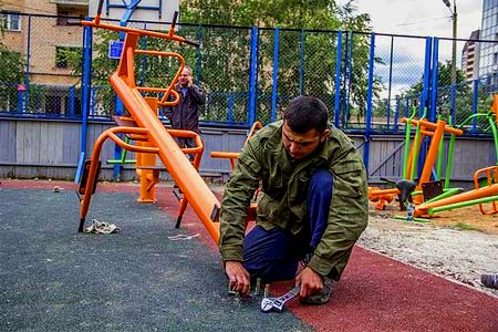 монтаж тренажеров