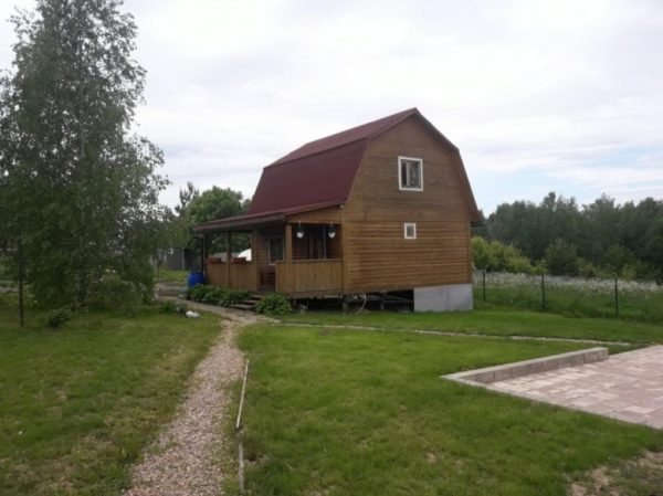 участок с домом
