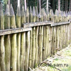 забор частокол